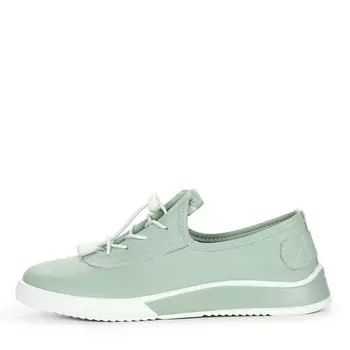 Полуботинки из кожи мятного цвета