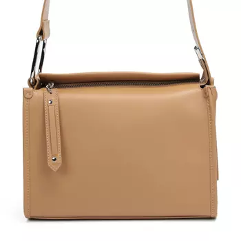 Рыжая сумка из кожи