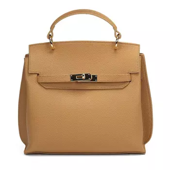 Рыжая сумка сэтчел из кожи