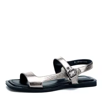 Сандалии из кожи бронзового цвета