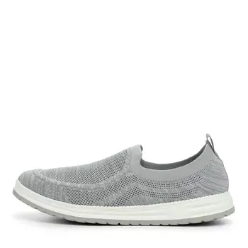 Серые слипоны из текстиля