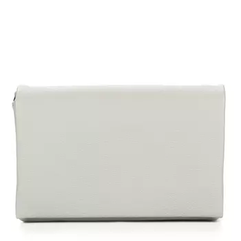 Серый клатч их экокожи