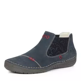 Синие челси из экокожи