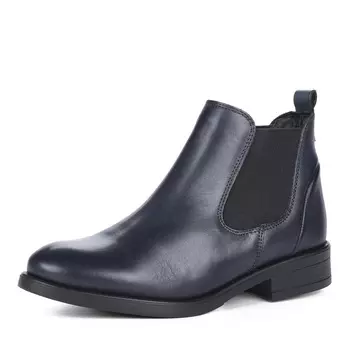 Синие челси из кожи