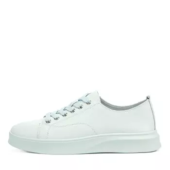 Синие кеды из кожи