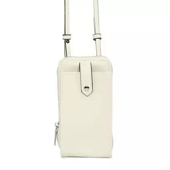 Сумка из экокожи молочного цвета