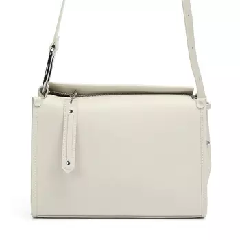 Сумка из кожи молочного цвета