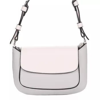 Сумка мессенджер из экокожи сиреневого цвета