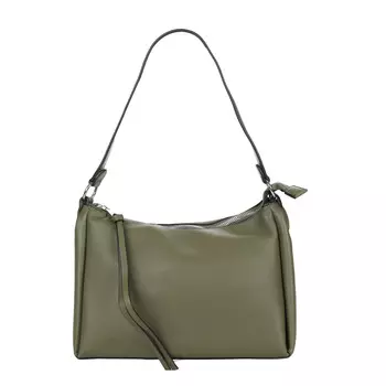 Сумка сэтчел из экокожи цвета хаки