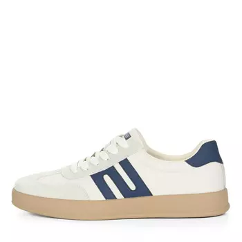 Светлые кеды из кожи