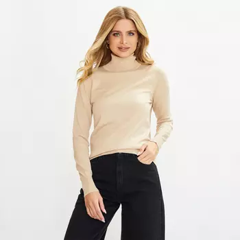 Водолазка женская бежевая