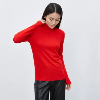 Водолазка женская красная