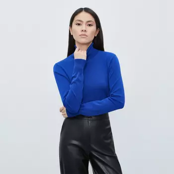 Водолазка женская синяя