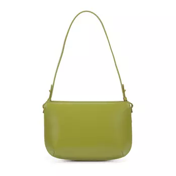 Зеленая сумка из гладкой кожи