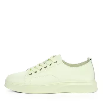 Зеленые кеды из кожи