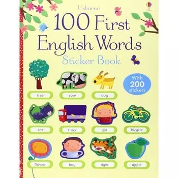100 First English Words Sticker Book