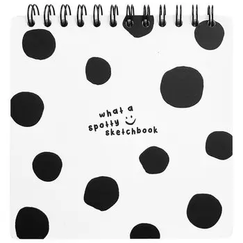 Альбом для рисования Be Smart, коллекция Mood Горошек, 172 х 172 мм, 40 листов, на спирали