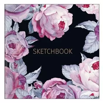 Альбом для рисования "Bloom", 40 листов, 17 х 17 см