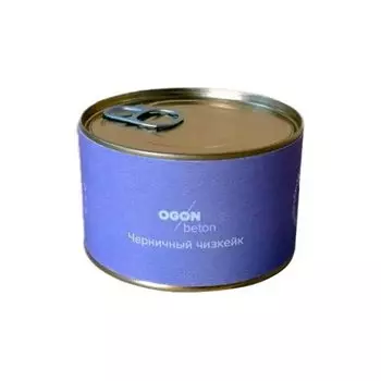 Ароматическая свеча в консервной банке OGON/beton «Черничный чизкейк», 180 г