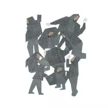 Арт-принт Somodernart "Хипстеры" Екатерина Шешеня, А3