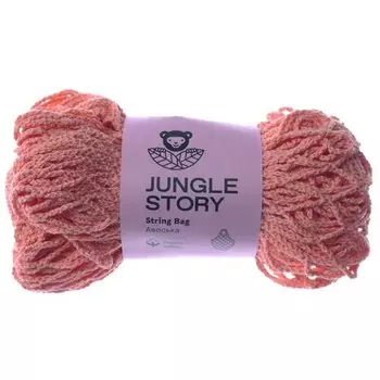 Авоська "String Bag" , персиково-морковная