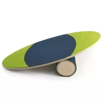 Балансборд, зелёный/синий