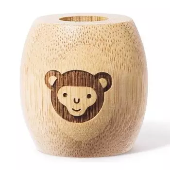 Бамбуковая подставка-держатель для зубной щетки