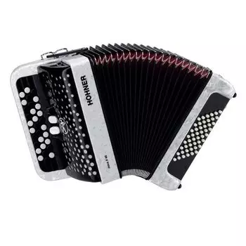 Баян ученический Hohner Nova II 48 white