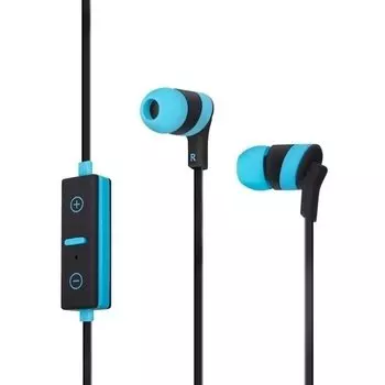 Беспроводные наушники Rombica "MySound BR-02", голубые