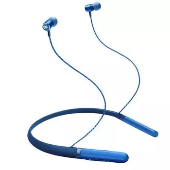 Беспроводные наушники с шейным ободом JBL "Live 200 BT", голубые