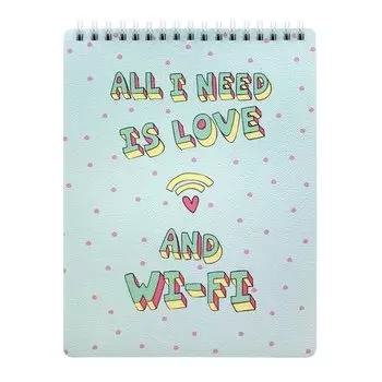 Блокнот Be Smart, коллекция Joke, Точки, 80 листов, в клетку, 15,6 х 20,7 см