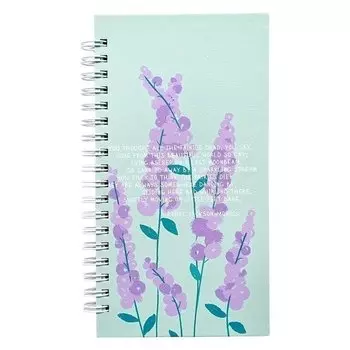 Блокнот Be Smart "Pastel", 100 листов, в клетку, 9,4 х 17,4 см, мятный