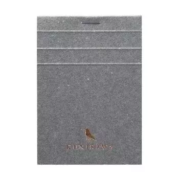 Блокнот для записей А7, 80 листов, в клетку, серый