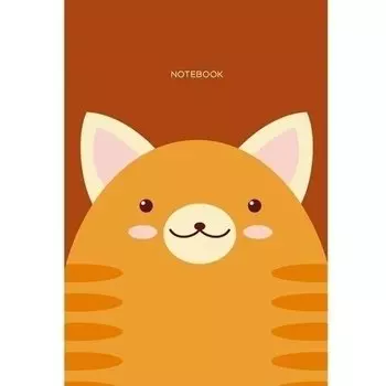 Блокнот "Кот. Дизайн 4" А6, 40 листов, в клетку