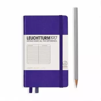 Блокнот Leuchtturm Pocket, 93 листа, в линейку, розовый Нью-Йорк, А6