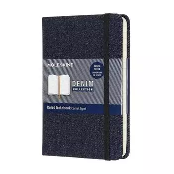 Блокнот Limited Edition Denim Pocket, 192 стр., в линейку, 90 x 140 мм