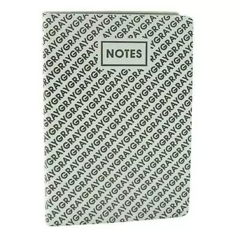 Блокнот Listoff ColorMania, 96 листов, в линейку, серый, А5