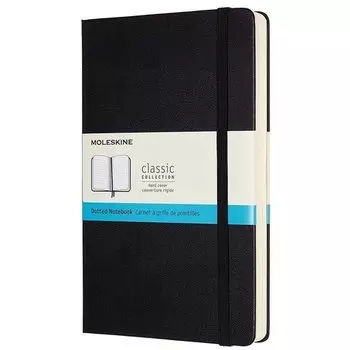 Блокнот Moleskine Classic Expanded Large, 200 листов, пунктир, 13 х 21 см, черный
