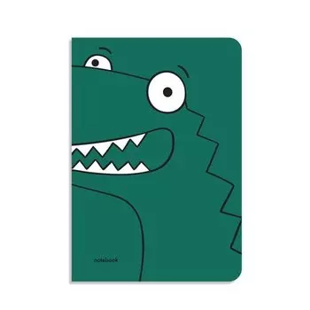 Блокнот Orner Удивленный Рекс, зеленый