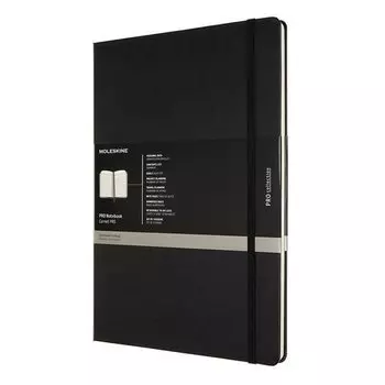 Блокнот Professional A4, 96 листов, в линейку, черный