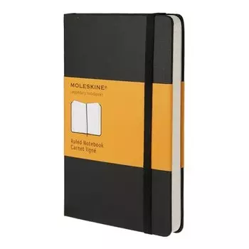 Блокнот "Classic Ruled" Pocket, 96 листов, в линейку, черный