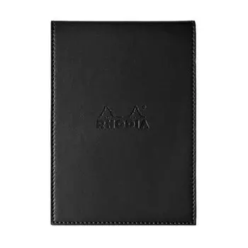 Блокнот "ePURE", 80 листов, в клетку, 115 х 158 мм, черный