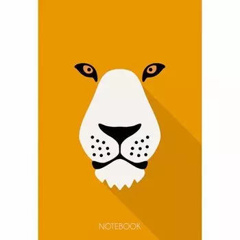 Блокнот "Лев" А6, 40 листов, в клетку