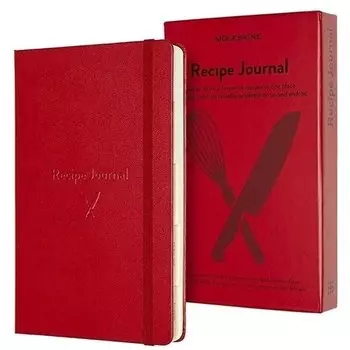 Блокнот "Passion Recipe" Large, 200 листов, красный