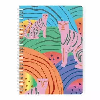 Блокнот remarklee MyPPlaner "Тигры", в точку, А5