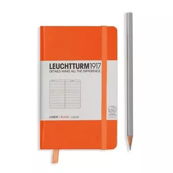 Блокнот в линейку оранжевый Pocket