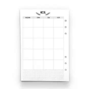 Бумага Fancy Planner Месяц, А6