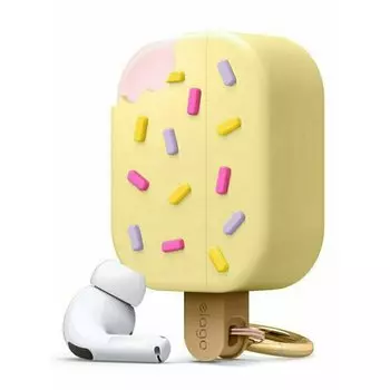 Чехол для AirPods Pro Elago "Unique Ice Cream" желтый
