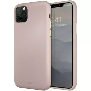 Чехол Uniq для Iphone 11 Pro Lino, розовый