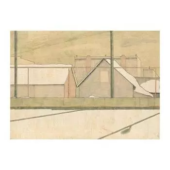 Дарья Киселёва. Принт "Чемодановка" А3